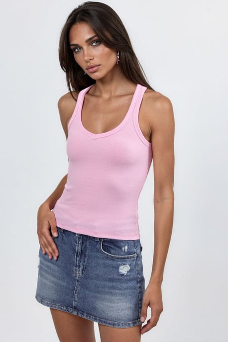 V-Ausschnitt Ripptanktop - Image 5