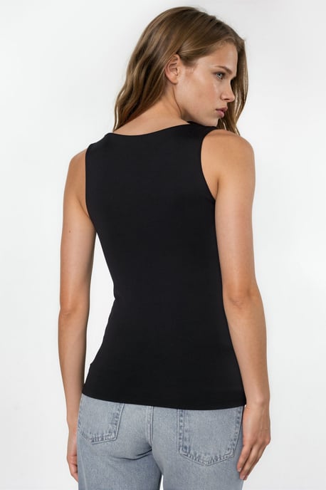 U-Kragen Strick-Cami-Top - Image 3