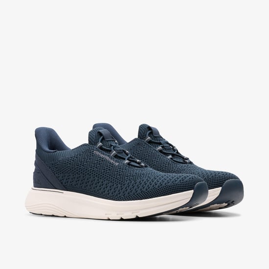 Motion Trek LO Navy Knit Sneakers - Image 4