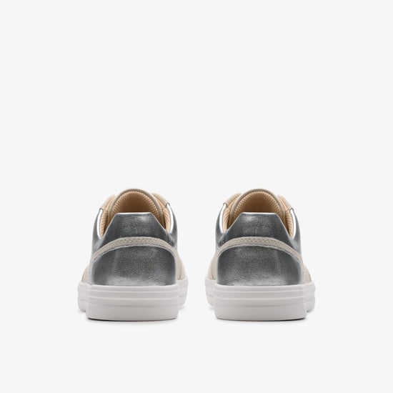 Makea Court Silver Combi Trainers - Image 5