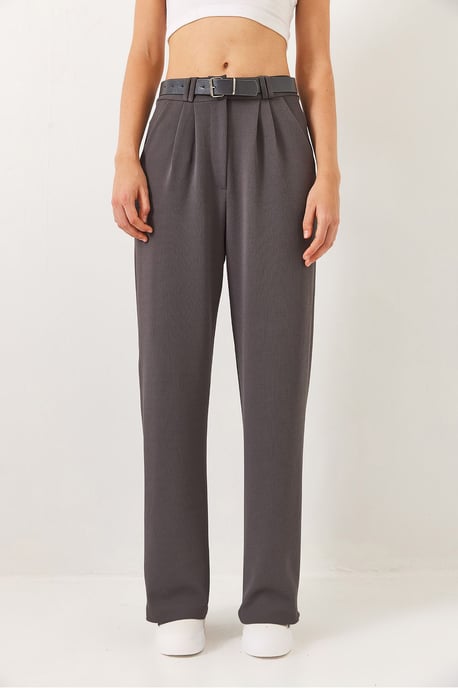 Bundfaltenweite Strickhose - Image 4
