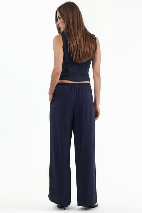 Damen weit geschnittene gewebte Hose - Image 2