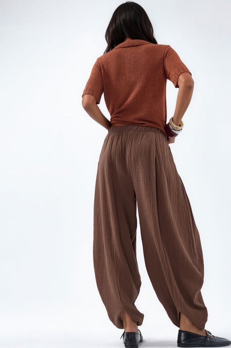 Hosen mit weitem Bein und elastischem Bund - Image 2