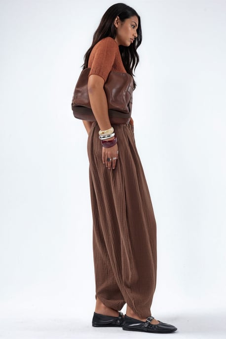 Hosen mit weitem Bein und elastischem Bund - Image 3