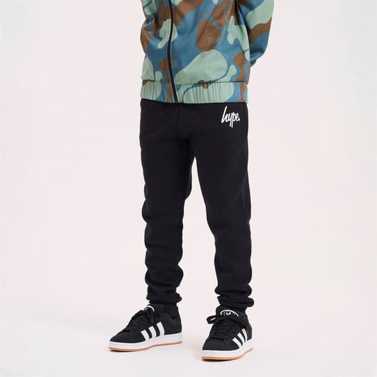 Jungen Jogginghose Kinder Casual Schwarze Sweatpants Weiche Bündchen Lounge Hosen - Image 3
