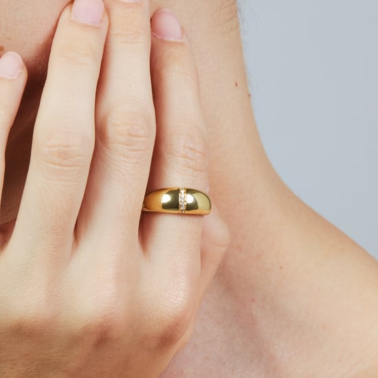 Luxenter Brilliant Metal and Zirconia Alloy Ring in 18 karat Gelbgold - Dushli - Image 4