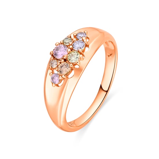 Luxenter Ring aus Zirkonia mit 18 Karat Gelbgold-Finish – Banuo - Image 1