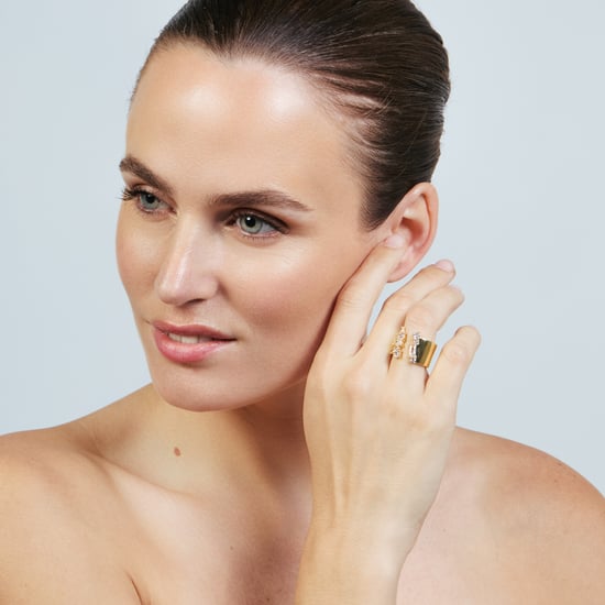 Luxenter-Ring aus brillantem Metall und Zirkonia-Legierung, gefertigt in 18-karat-Gelbgold – Legin - Image 2