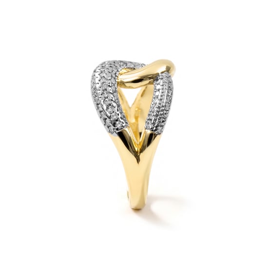 Luxenter Brilliant Metal and Zirconia Alloy Ring in 18 karat Gelbgold - Denan - Image 3