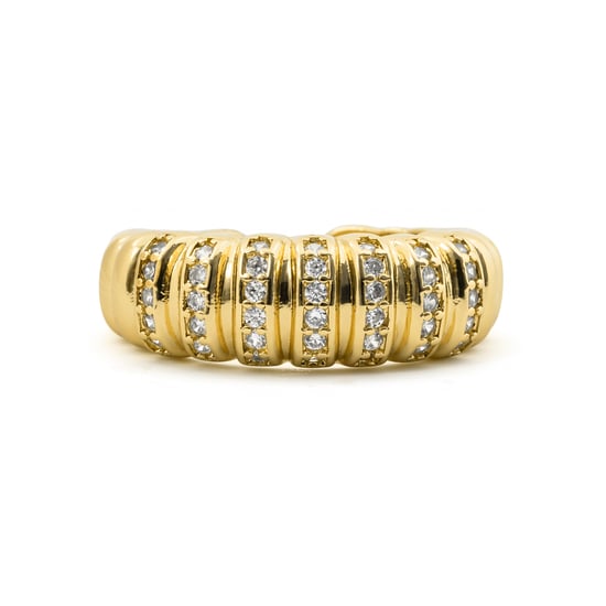 Luxenter Brilliant Metal and Zirconia Alloy Ring in 18 karat Gelbgold - Bakla - Image 6