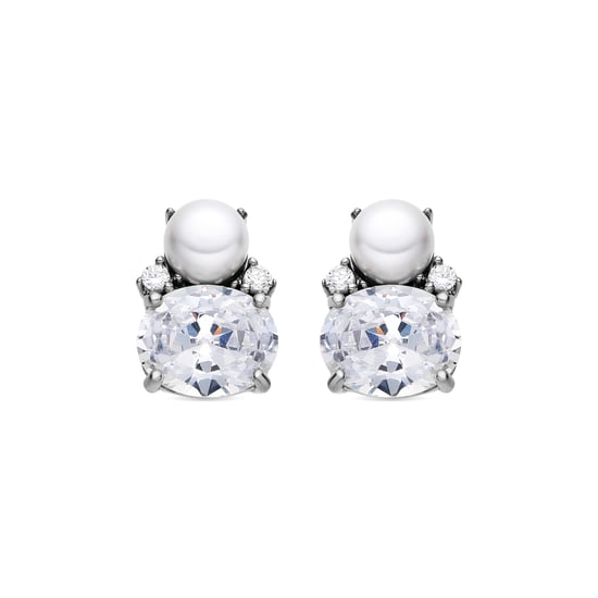 Luxenter 925 Sterlingsilber- und Brilliant Zirconia-Ohrringe mit Rhodium-Finish – Ward - Image 1