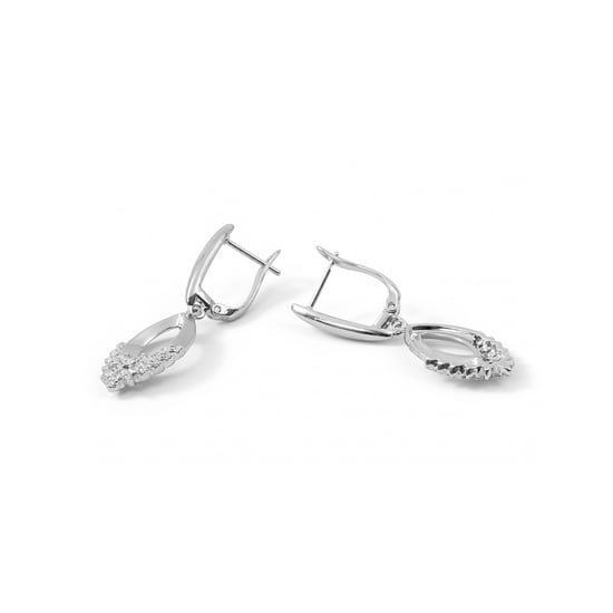 Luxenter Diamant-Finish Metall- und Zirkonia-Legierungs-Ohrringe – Liwen - Image 6