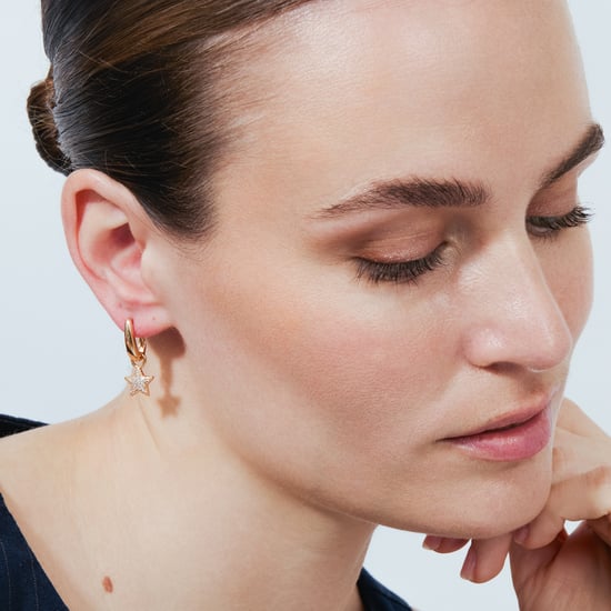 Luxenter Alloy Metal und Brilliant Zirconia Ohrringe in 18 Karat Roségold - Maliard - Image 5