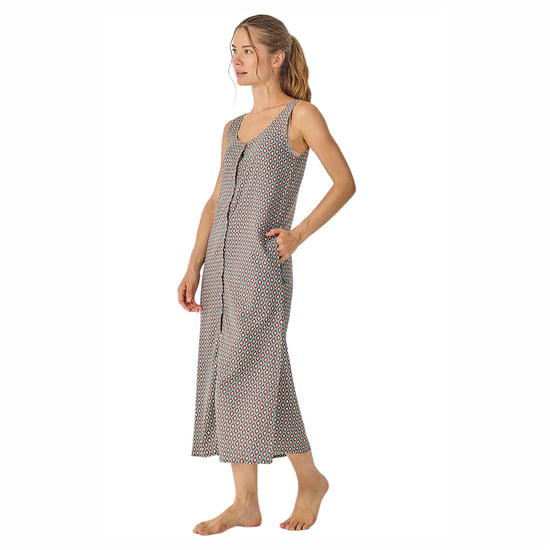 Damen Sommer Lange Ärmellose Nachthemd JJB38 - Image 2