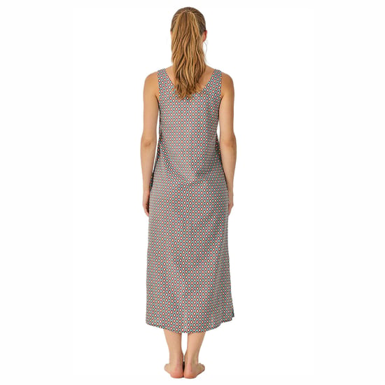 Damen Sommer Lange Ärmellose Nachthemd JJB38 - Image 3