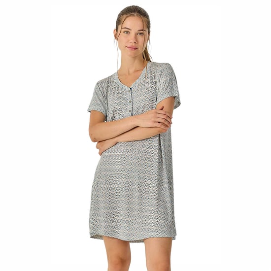 Damen Sommer Nachthemd Kurzarm JJB27 - Image 4