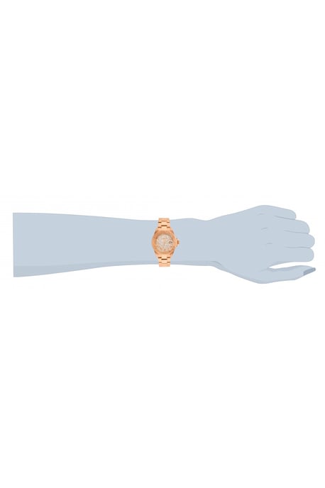 Invicta Angel 22708 Damenuhr - Quarzwerk - Edelstahl mit roségoldenem Zifferblatt - 40 mm - Image 5