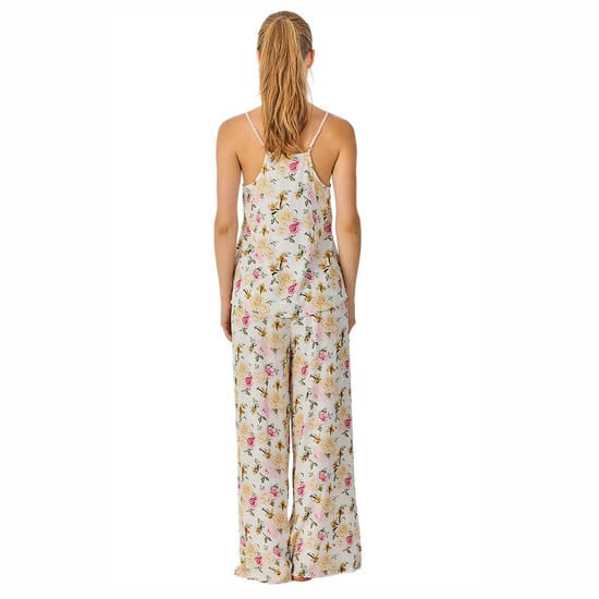 Damen Sommerpyjama mit Trägern und luftigen langen Hosen JJB30 - Image 3