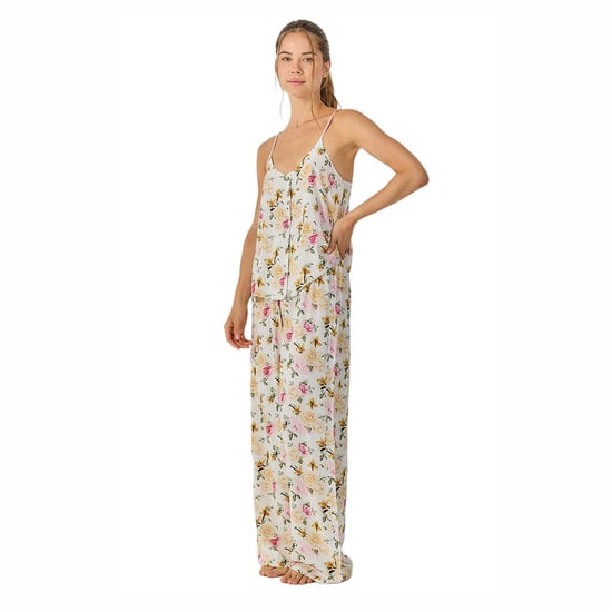 Damen Sommerpyjama mit Trägern und luftigen langen Hosen JJB30 - Image 4