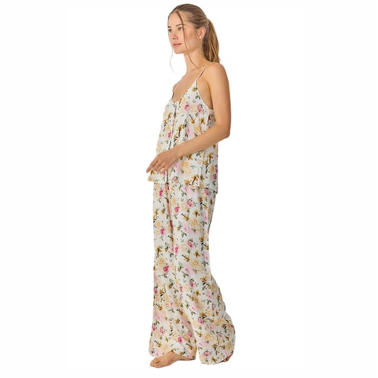 Damen Sommerpyjamas mit Trägern und fließenden langen Hosen JJB33 - Image 2