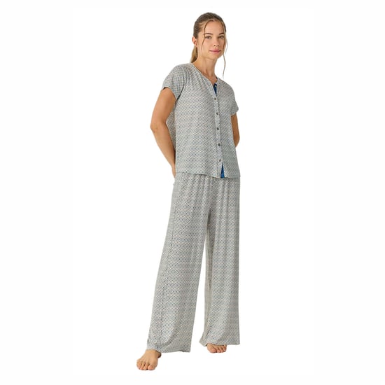 Damen Sommerpyjamas mit lässigen langen Hosen JJB28 - Image 2