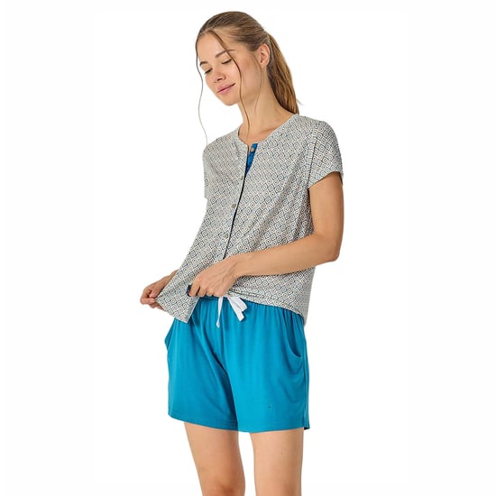 Damen Sommer KurzarmPyjamas JJB37 - Image 4