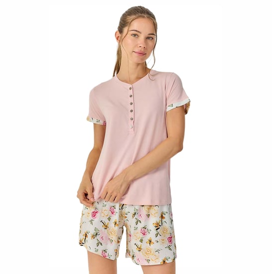 Damen Sommer Kurzarm Schlafanzug JJB31 - Image 4