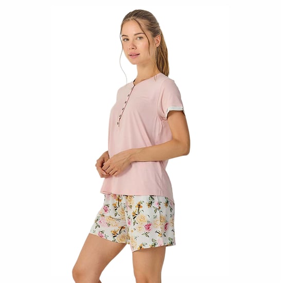 Damen Sommer Kurzarm Schlafanzug JJB31 - Image 5