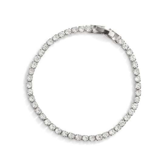 Luxenter-Armband in Brilliant Metal Alloy und Zirconia-Rhodium-Finish – Newyn - Image 3