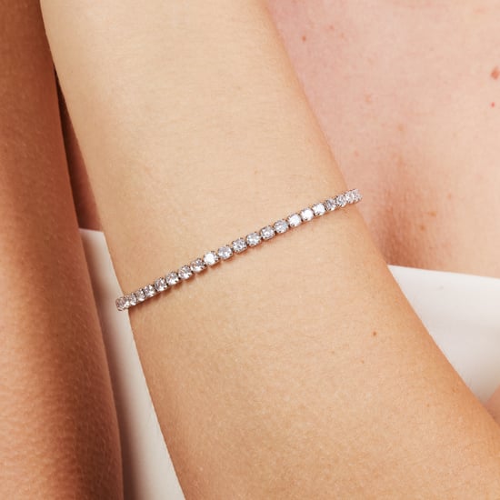 Luxenter-Armband in Brilliant Metal Alloy und Zirconia-Rhodium-Finish – Newyn - Image 4