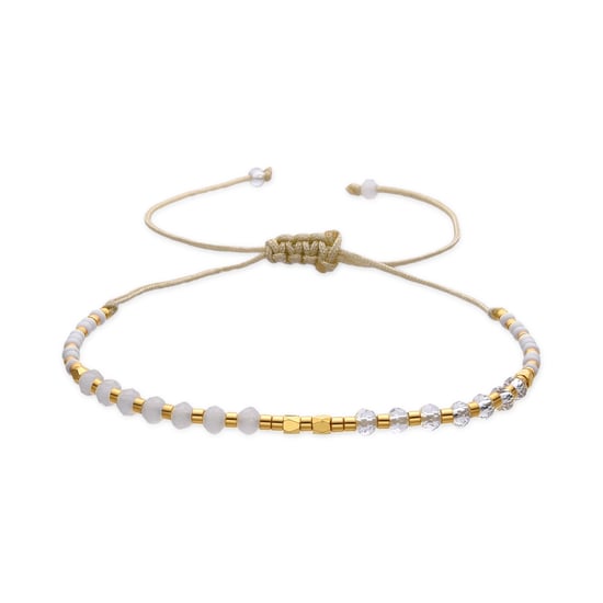 Luxenter Armband mit schwarzem Kristall 18k goldfarben - Anlako - Image 1