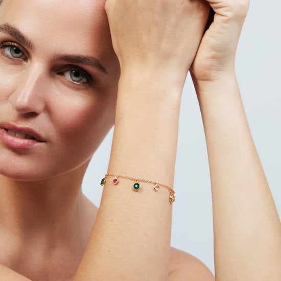 Luxenter-Armband aus Metalllegierung und mehrfarbigem Zirkonia, gefertigt in 18-karat-Roségold - Huis - Image 2