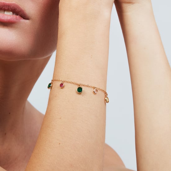 Luxenter-Armband aus Metalllegierung und mehrfarbigem Zirkonia, gefertigt in 18-karat-Roségold - Huis - Image 4