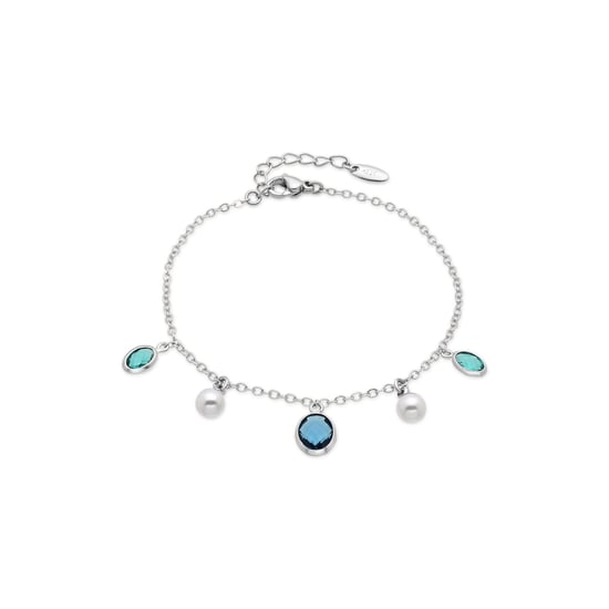 Luxenter-Armband aus Metalllegierung und weißer Perl-Rhodium-Finish – Sewi - Image 1