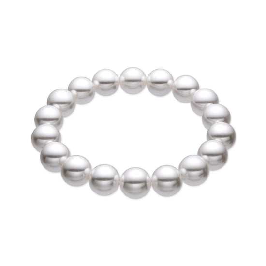 Luxenter Armband mit weißer Perle, 18 Karat Gold-Finish – Anrae - Image 1