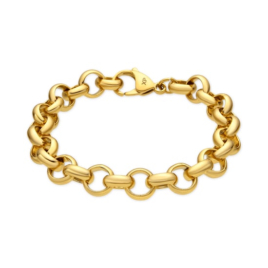 Luxenter Armband mit 18-karätiger Gelbgold-Finish und funkelndem Zirkonia – Rydal - Image 1