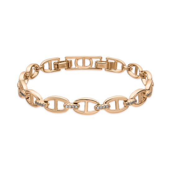 Luxenter Armband mit 18 Karat Gelbgold-Finish und Zirkonia – Ibel - Image 1