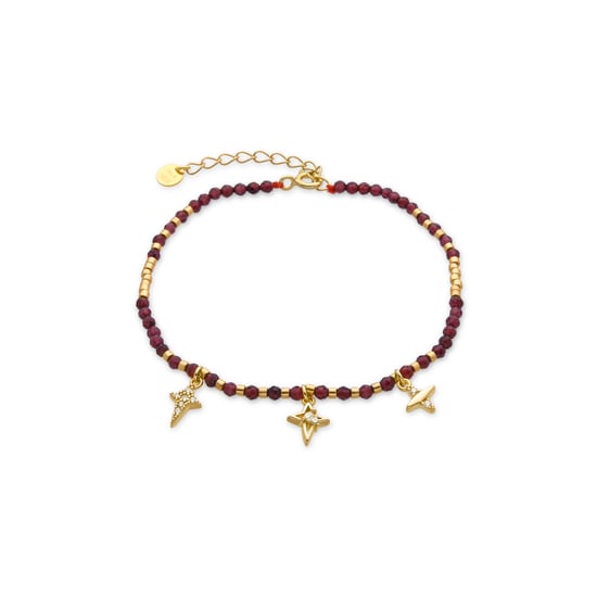 Luxenter Armband aus 925er Sterlingsilber und Zirkonia, 18 Karat vergoldet – Paila - Image 1