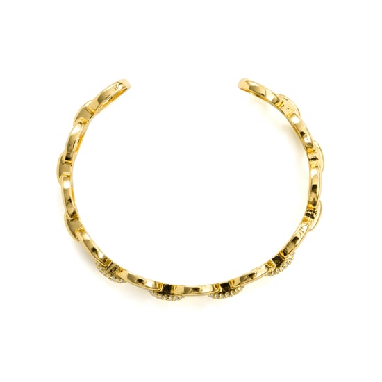 Luxenter-Armband aus Legierungsmetall und Brilliant Zirconia, gefertigt in 18-karat-Gelbgold – Hidgi - Image 2