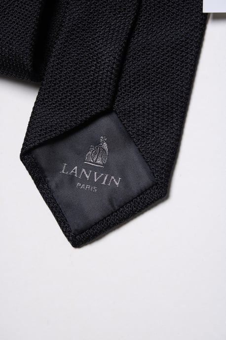 Lanvin, schwarze, strukturierte Krawatte - Image 3