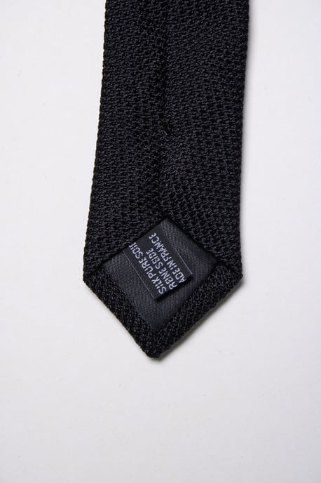 Lanvin, schwarze, strukturierte Krawatte - Image 4