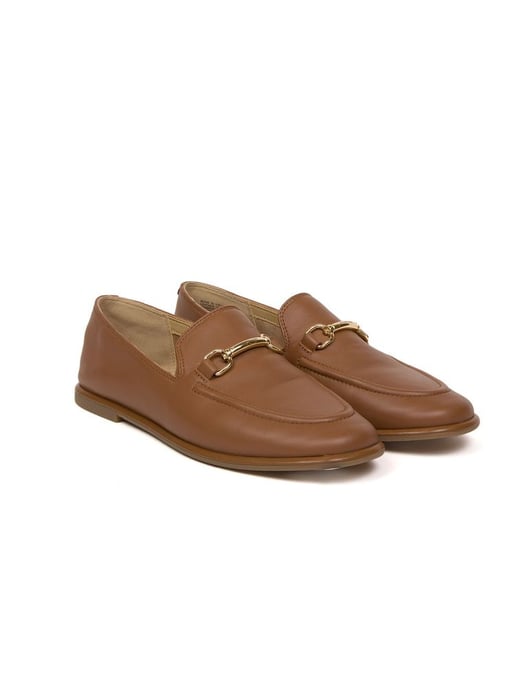 Michael Kors Leder Mokassins in Reisegepäckfarbe - Image 2