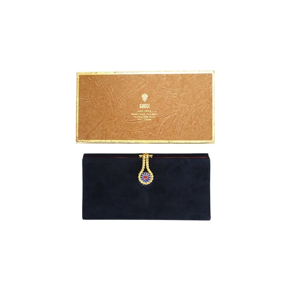 Gucci Vintage Wildleder-Geldbörse Vintage - Image 6