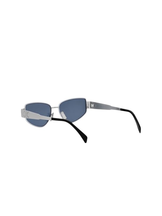 Céline Sonnenbrille Silber/Blau - Image 3