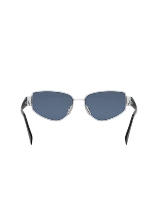 Céline Sonnenbrille Silber/Blau - Image 4