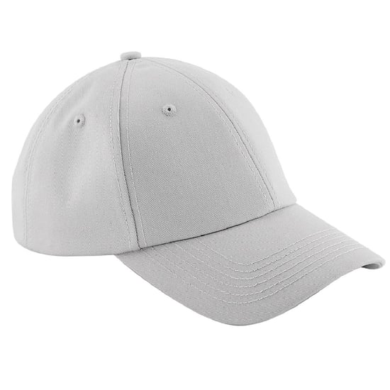 Beechfield Unisex Authentic 6 Panel Baseball Kappe (Hellgrau) - Image 2