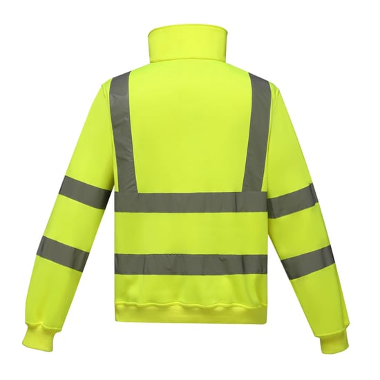 Yoko - Sweatshirt mit kurzem Reißverschluss für Herren/Damen Unisex (Gelb) - Image 2