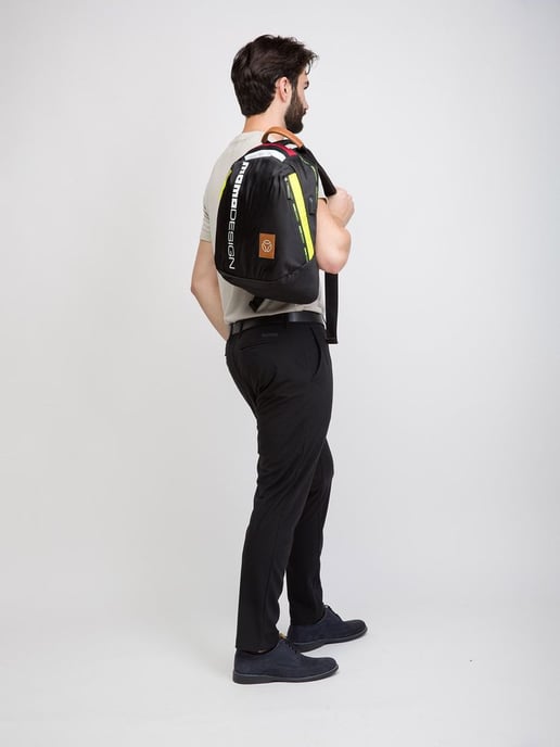Momo Design Rucksack Schwarz/Cuoio - Image 5