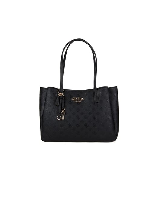 Guess Schultertasche Schwarzes Logo - Image 1