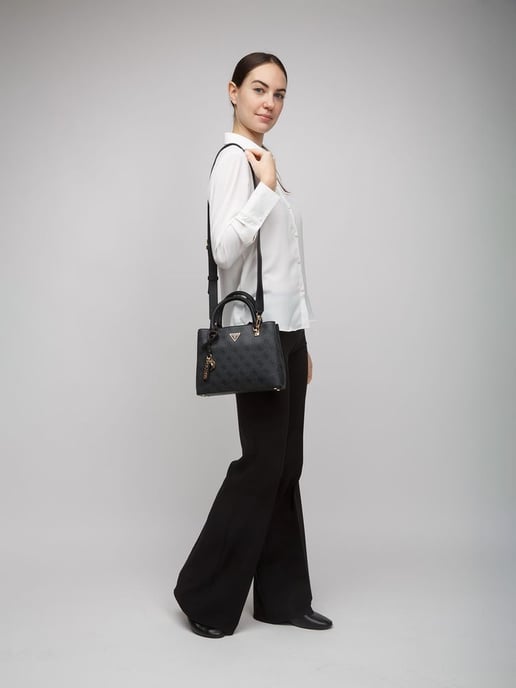 Guess Handtasche Kohle Logo - Image 5